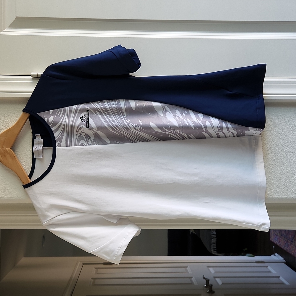 Stella McCartney x Adidas active top tee colorblock